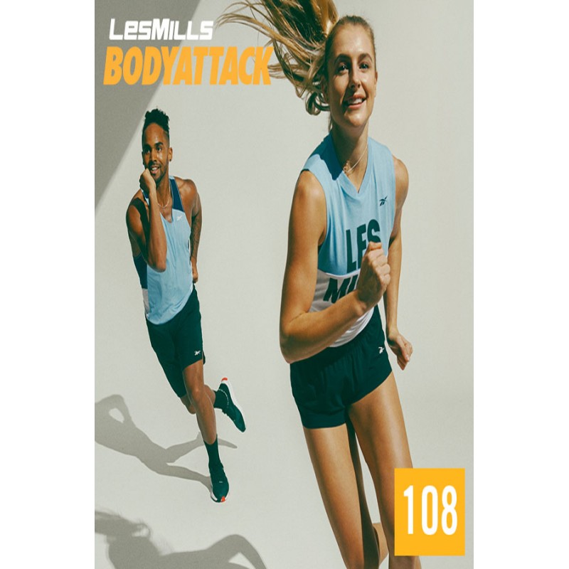 [Hot Sale]LesMills BODY ATTACK 108 New Release 108 DVD, CD & Notes